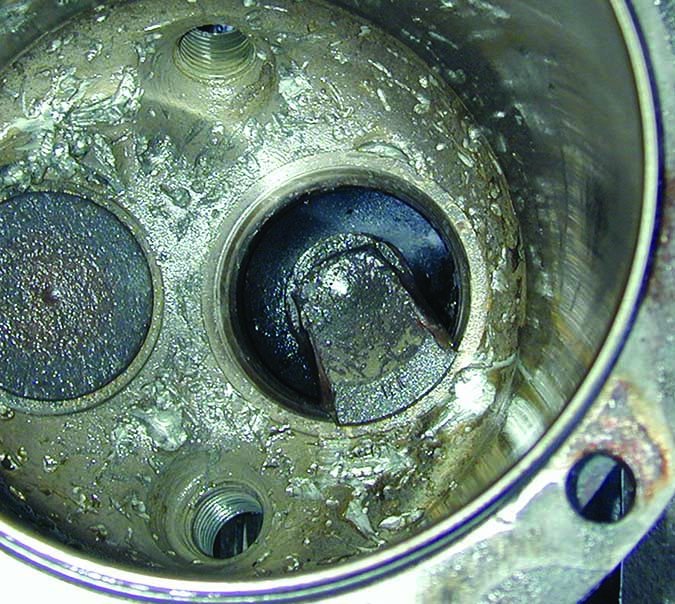 aircraft engine cylinder valve failure
