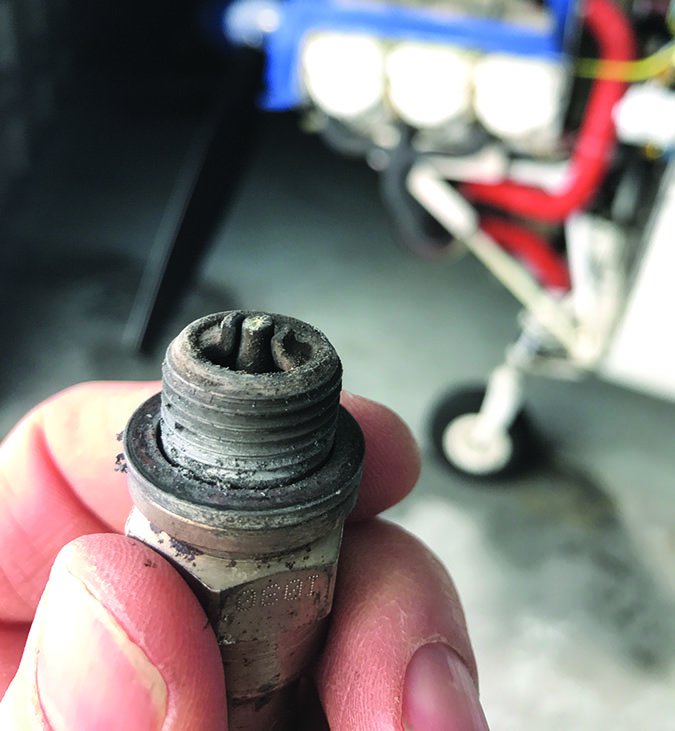 Led Fouled Spark Plug
