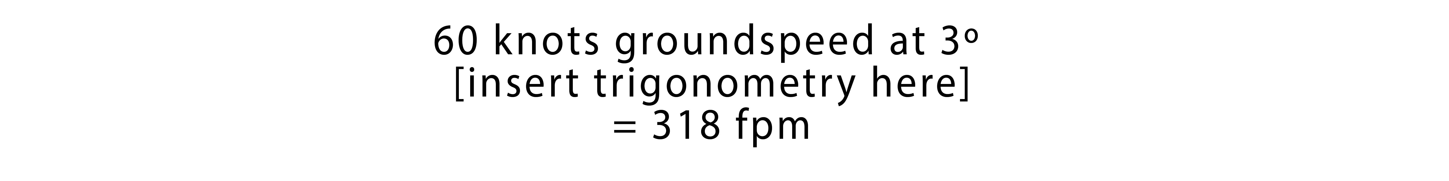 Groundspeed Math
