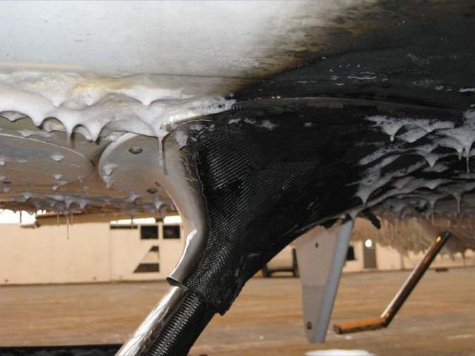melted plane