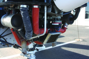 All components installed in the engine compartment must be able to withstand the effects of a fire and should be equivalent to OEM specifications 1